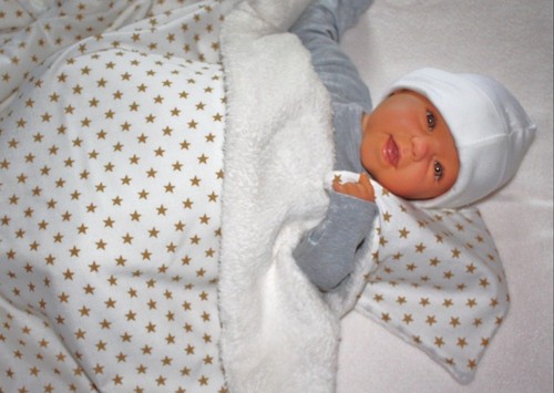 Babydecke knistertuch - ❤️,