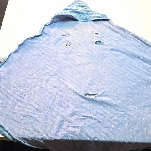 Baby einschlagdecke blau - einschlagdecke,