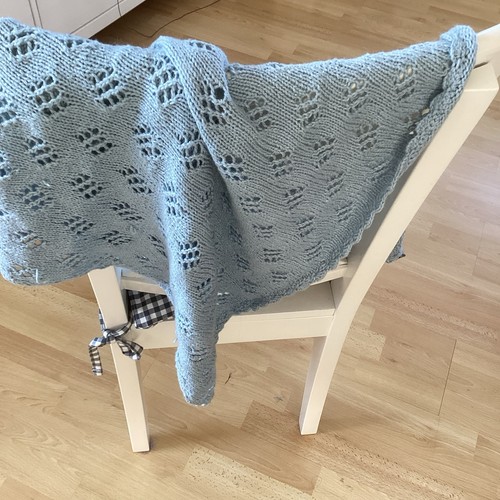 Babydecke aus lana grossa - aus,