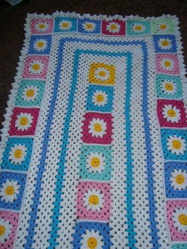 Baby decke granny square - decke,