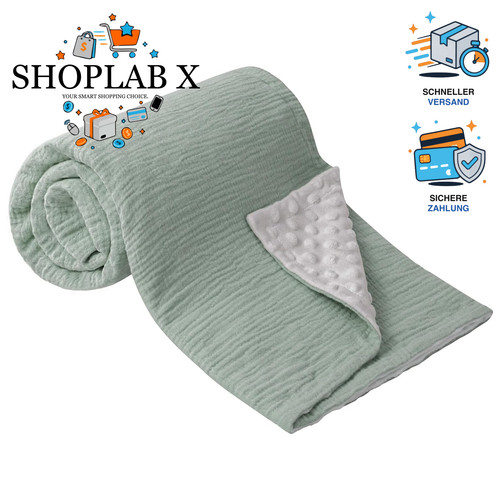 Babydecke baumwolle musselin - babydecke,