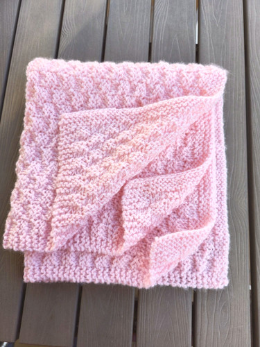 Baby kuscheldecke rosa muster - kuscheldecke,