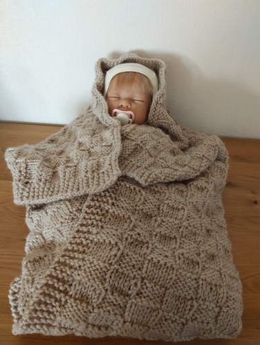 Babydecke handarbeit aus - babydecke,