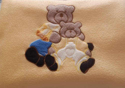 Kuschelige babydecke - babydecke, in